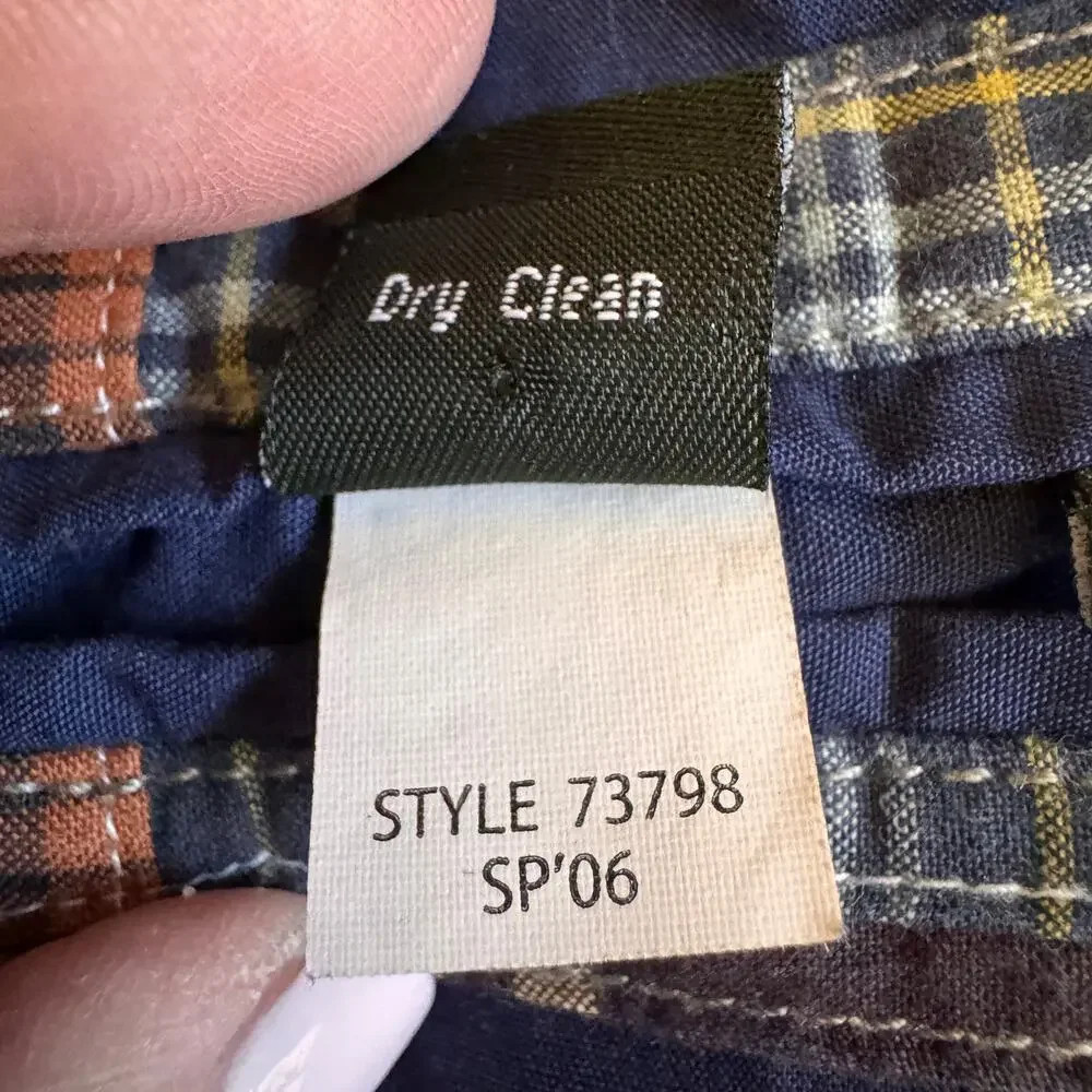 J.Crew Madras Patchwork Mens Blazer Preppy Size 42 Regular Sport Coat Academia